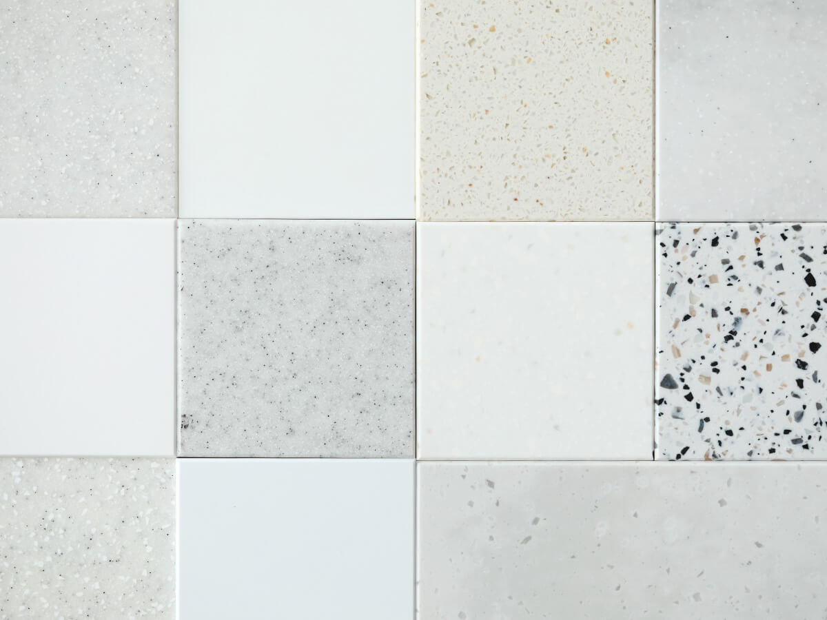 人工大理石 サンプル 比較 コーリアン スタロン ハイマックス