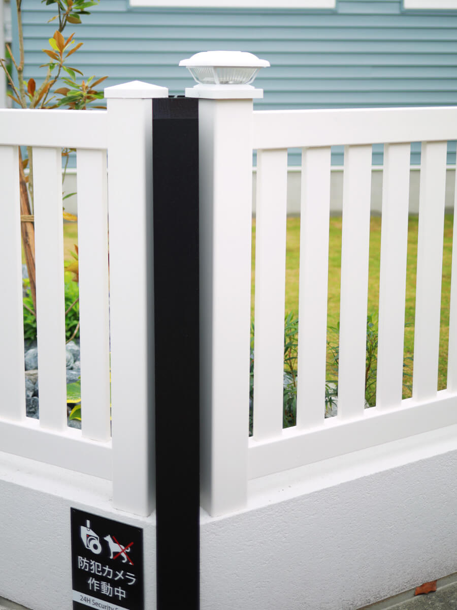 視認性のある黒塗装のH鋼