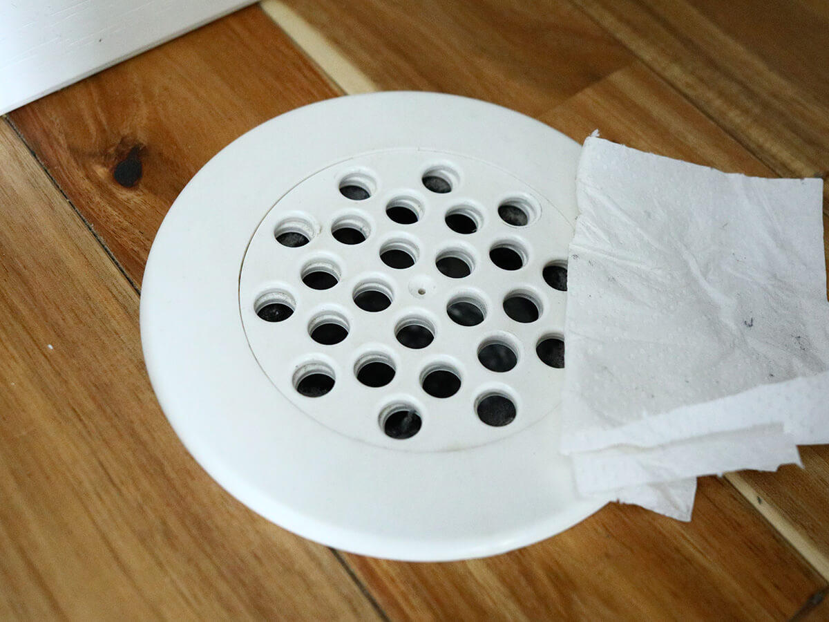 排気グリルの掃除