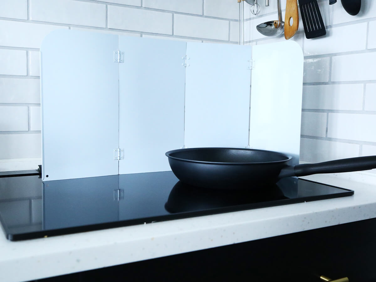 オイルガードを使った調理