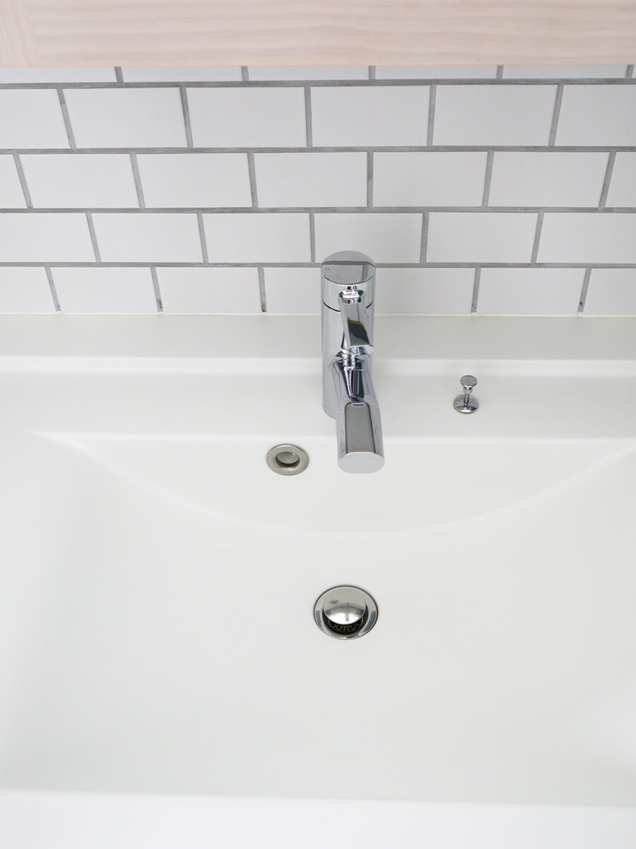 1ボウルの洗面台全体