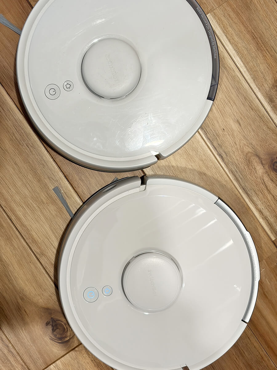 SwitchBot K10+とK11+を並べた様子