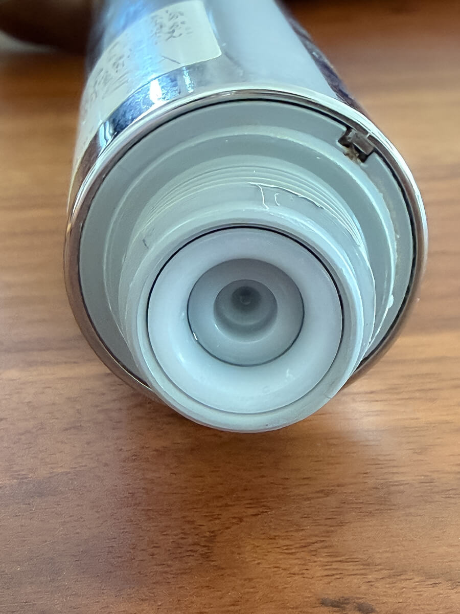 オフローラ標準シャワーヘッドの接続部内側
